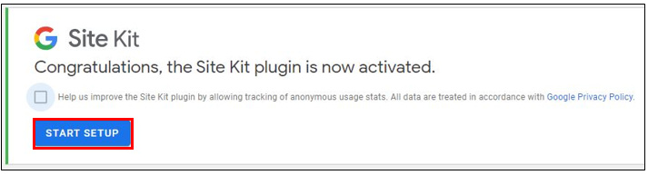 SiteKitセットアップ手順1